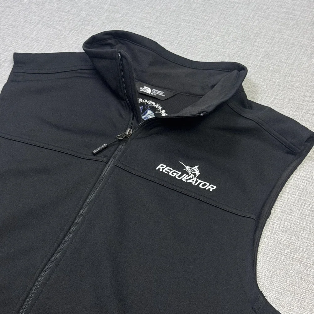 The North Face Regulator Boats Ridgewall Soft Shell Vest Men XL Black Full Zip